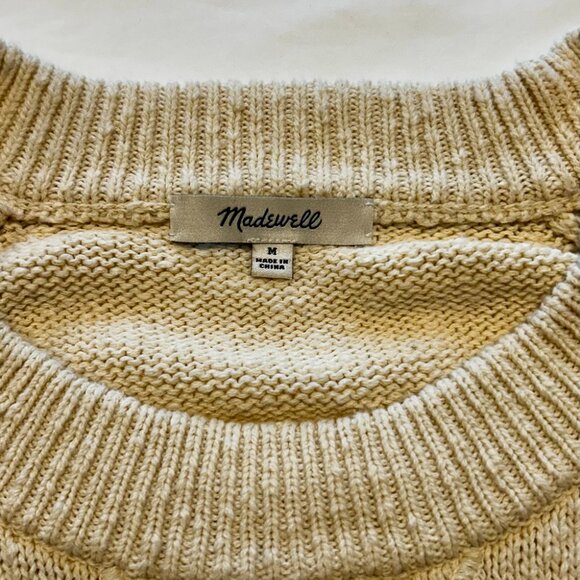 OMBRE DIP-DYED COTTON SHORT-SLEEVE SWEATER - Picture 4 of 8